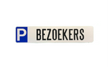 Parkeerbord bezoekers