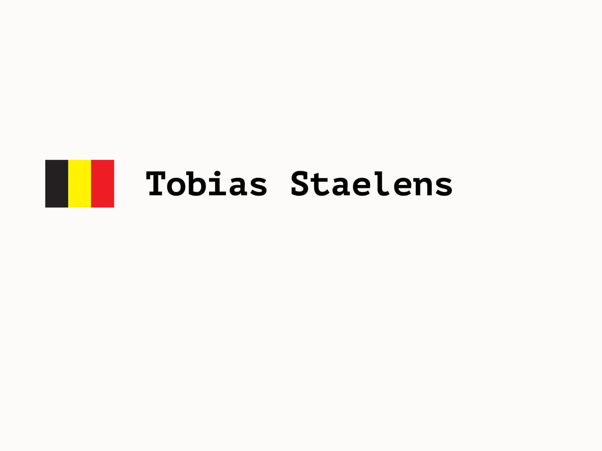 BE vlag met eigen naam sticker