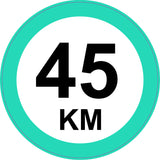 45 km sticker