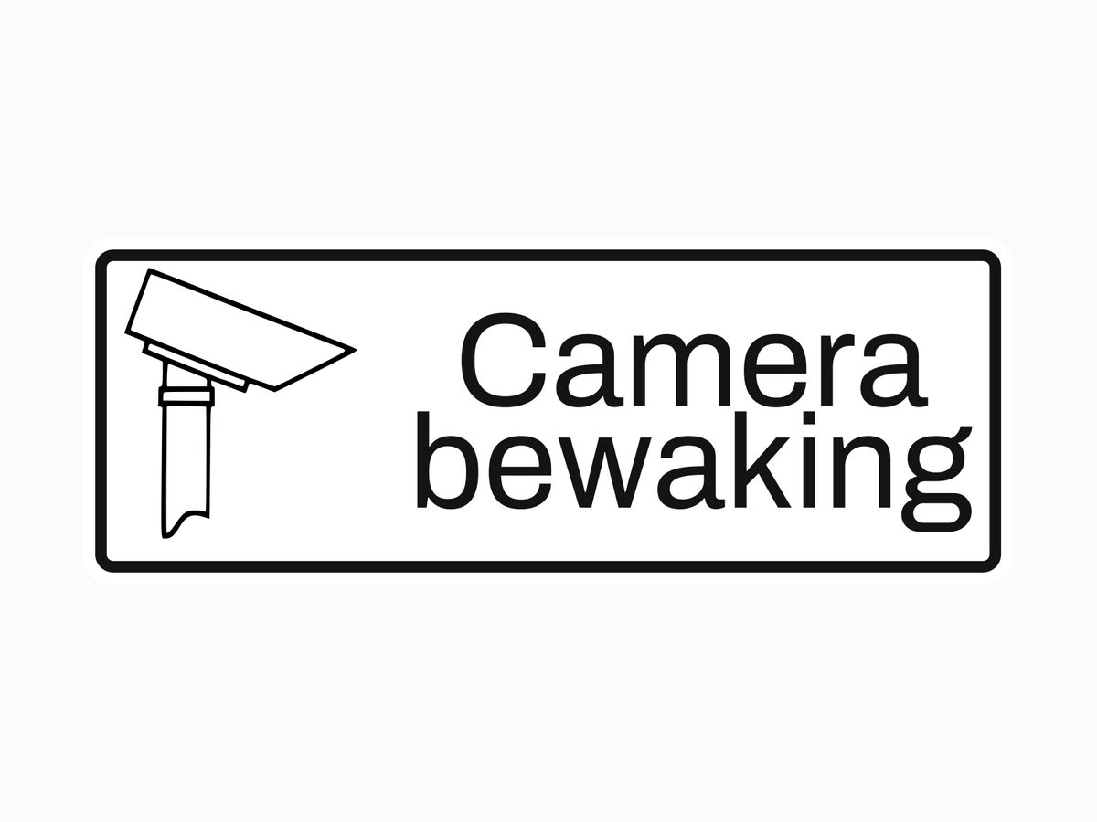 Camerabewaking bord