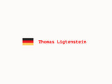 GER vlag met eigen naam sticker