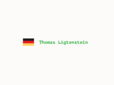 GER vlag met eigen naam sticker