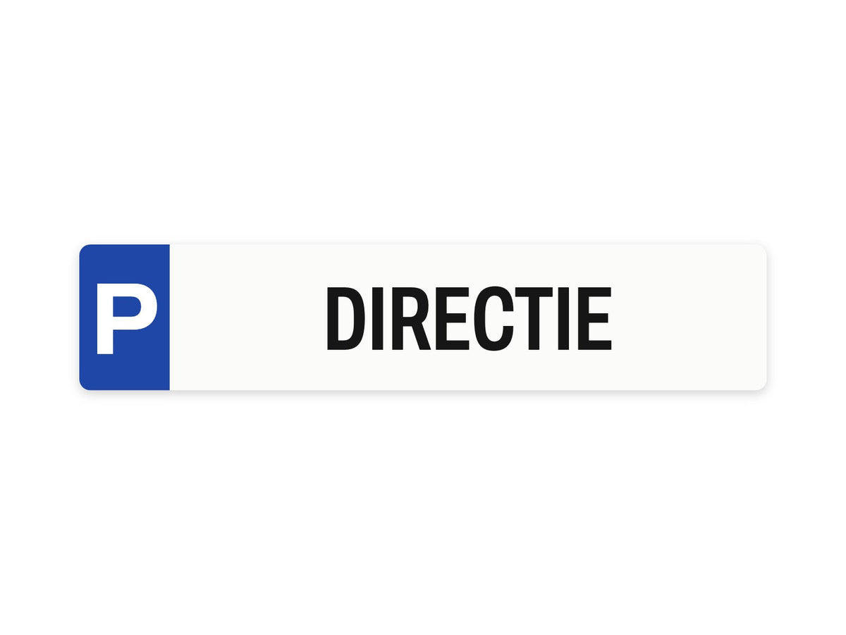 Parkeerplaat P Directie