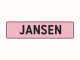 Funplaat (8 tekens)