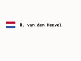 NL vlag met eigen naam sticker