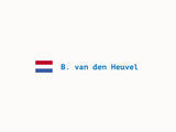 NL vlag met eigen naam sticker