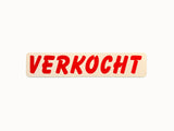 Verkocht retro bord - snel-kenteken.nl