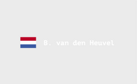 NL vlag met eigen naam sticker