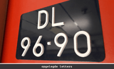 Oldtimer kentekenplaat